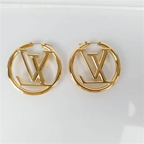 knock off louis vuitton earrings|lv hoop earrings dupe.